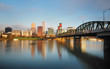 Portland skyline and beautiful sky