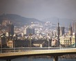 Barcelona city view.