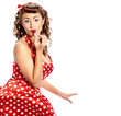 Pin-up girl. American style