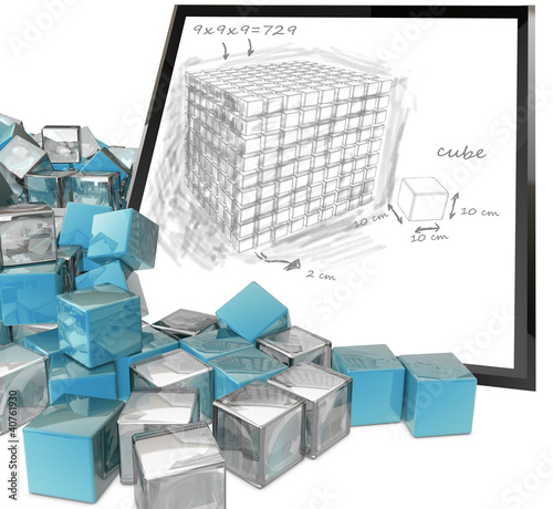 Illustration: cubi per costruzione cubi per costruzione