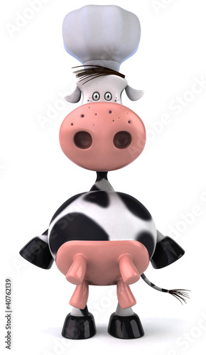 Illustration: Vache chef Vache chef