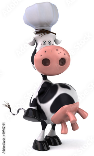 Illustration: Vache chef Vache chef