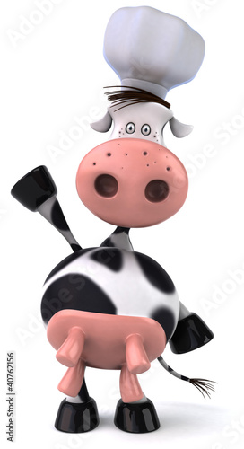 Illustration: Vache chef Vache chef