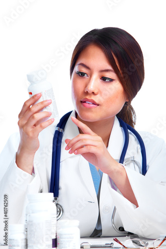 Foto: Chinese medical doctor woman. Chinese medical doctor woman.
