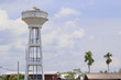 water tower in village