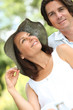 Portrait of couple
