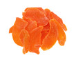 Dried Mango Slices Overhead View
