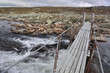The Bridge over a river, Hardangervidda, Norway