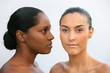 African and Caucasian women African and Caucasian women