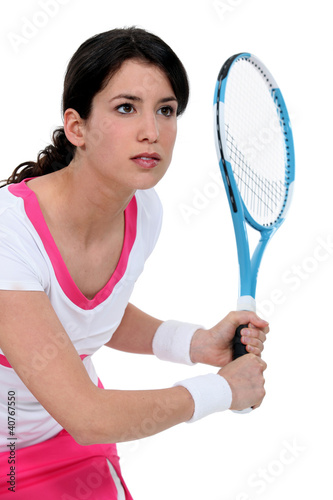 Photo: Woman playing tennis Woman playing tennis