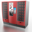 Illustration: Coffee and vending machine Coffee and vending machine
