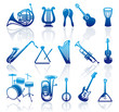 Icons of musical instruments