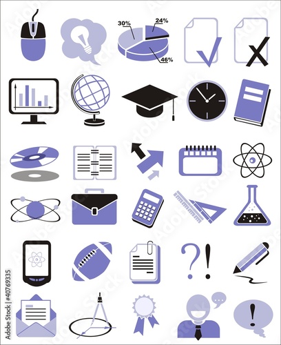 Vector: 30 education icons 30 education icons