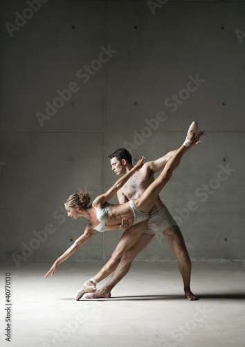 Photo: Ballet dancers posing together Ballet dancers posing together
