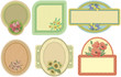Vintage labels set