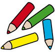 Vector: crayons couleurs crayons couleurs