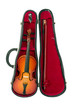 vintage violin isolated