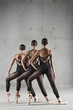 Ballet dancers posing on pointe