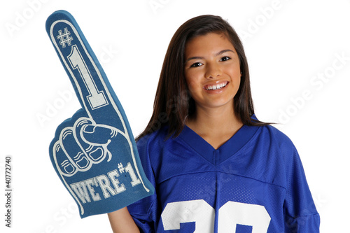 Photo: Teenager Cheering Teenager Cheering