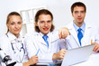 Young doctors at work