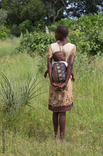 Photo: Afrikanerin mit Kind Afrikanerin mit Kind