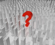 Illustration: Red question Red question