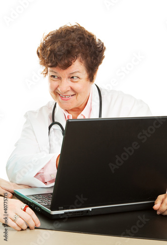 Photo: Doctor with Good News Doctor with Good News