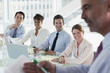 Business people sitting in meeting