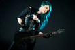 woman guitarist