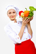 Portrait of a young cook in uniform