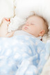 LIttle girl sleepping in bed (11 month)