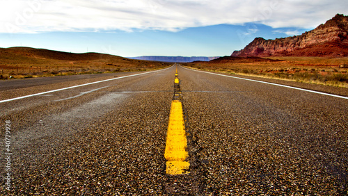 Photo: Straight road Straight road