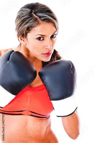 Photo: Female boxer Female boxer