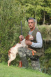 Hunter with dog