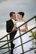 young wedding couple