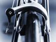 Close up of bicycle brake