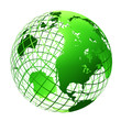 transparent the globe green color