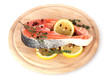 Red fish with lemon and thyme
