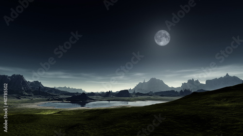 Photo: fantasy landscape fantasy landscape