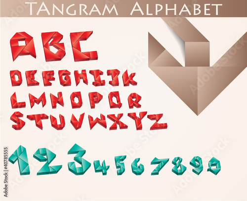 Tangram Alphabets