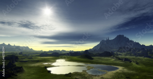 Photo: fantasy landscape fantasy landscape
