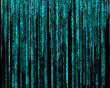 Matrix Letter code by the long blue.