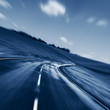 blurred motion road