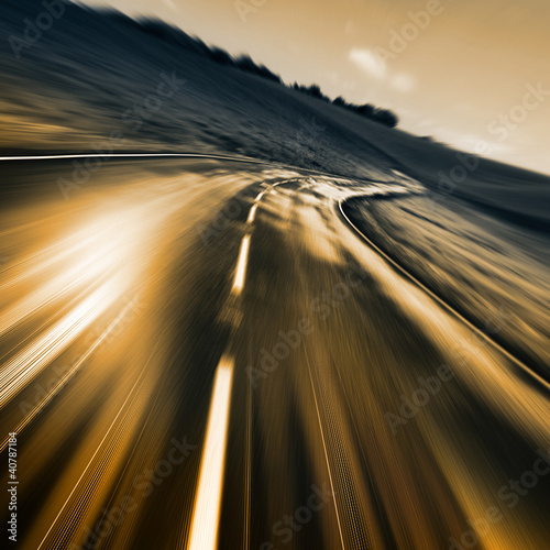 Photo: dynamic road ahead dynamic road ahead