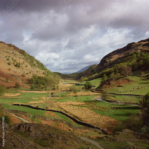 Photo: Mountains in rural landscape Mountains in rural landscape