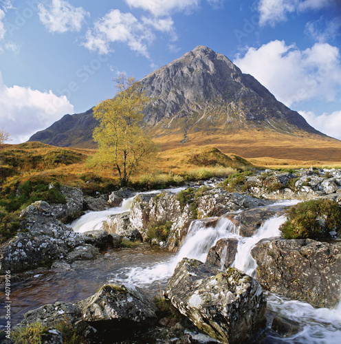 Photo: Rocky river in rural landscape Rocky river in rural landscape