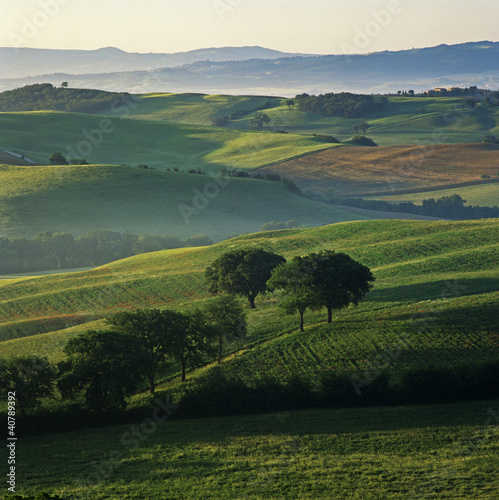 Photo: Rolling hills in rural landscape Rolling hills in rural landscape