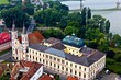 Castle and church in Eztergom, Hungary