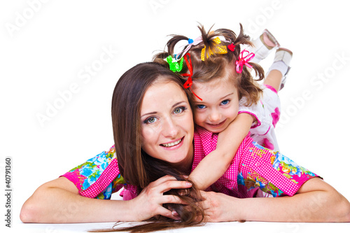Photo: Happy mother and daughter Happy mother and daughter