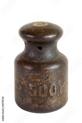 Photo: The old weight for scales The old weight for scales
